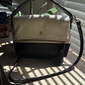 Kate Spade Black and Cream Crossbody Bag